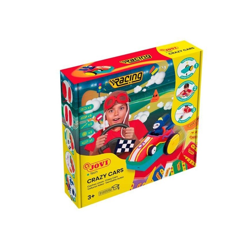 Crazy Racing Cars JOVITECH Set. Pastel colors – 2