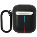 Dėklas BMW BMA222PVTK AirPods 1|2 cover juoda|juodas Leather Curved Line Dėklas BMW BMA222PVTK AirPods 1|2 cover juoda|juodas Leather Curved Line