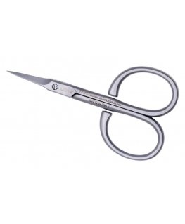 Žirklutės odelėms Osom Professional, 9 cm, nerūdijančio plieno, išlenktos, smailiu galu