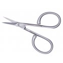 Žirklutės odelėms Osom Professional, 9 cm, nerūdijančio plieno, išlenktos, smailiu galu Žirklutės odelėms Osom Professional, 9 cm, nerūdijančio plieno, išlenktos, smailiu galu