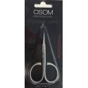 Cuticle scissors Osom Professional, 9 cm, stainless steel, curved, pointed end Cuticle scissors Osom Professional, 9 cm, stainless steel, curved, pointed end