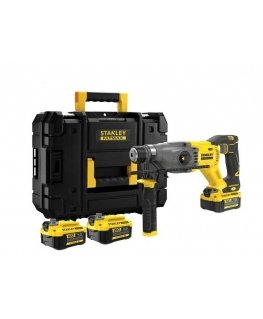 STANLEY HAMMER SDS + 18V V20 2x4Ah CASE