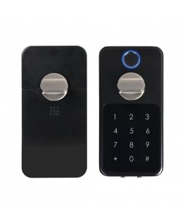 Orno Combination lock with fingerprint reader, IP44, short