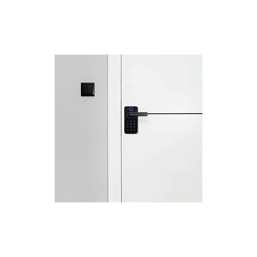 Orno Combination lock with fingerprint reader, IP44, short – 4