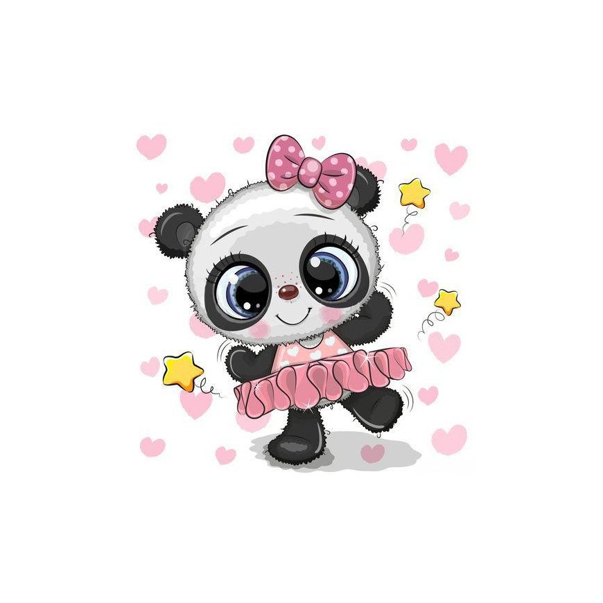 Beldizart Panda Ballerina 20*20 cm WD2479