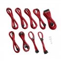 CableMod C-Series PRO ModMesh kabelių rinkinys, skirtas RMi/RMx/RM (juoda etiketė) – raudona