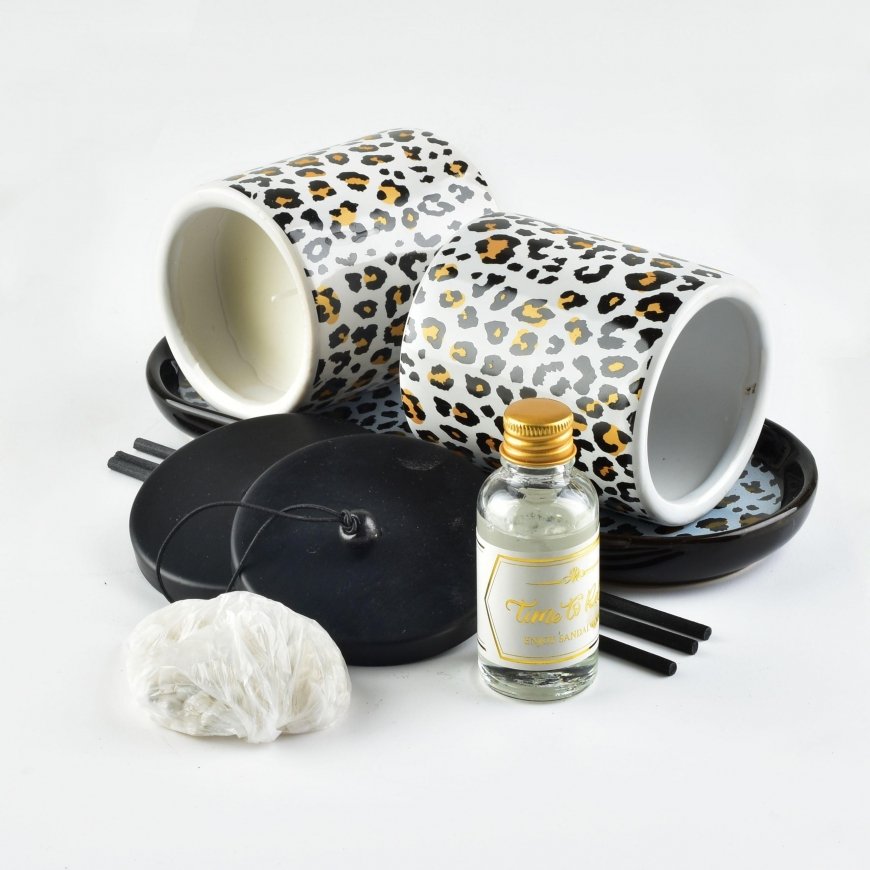 Mondex Scent diffuser+candle 23x9xH9cm PANTERA – 2