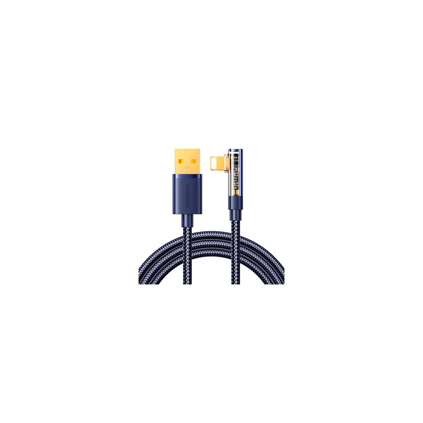 Angle Cable to USB-A / Lightning / 1.2m Joyroom S-UL012A6 (blue) – 2