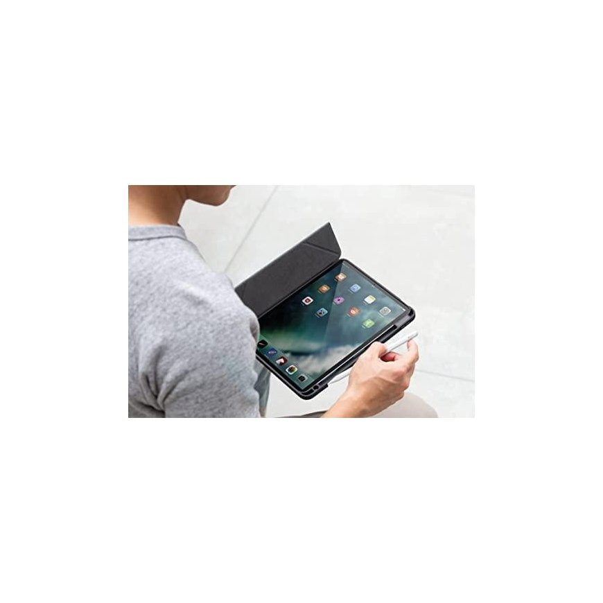 UNIQ etapai Moven iPad Pro 11" (2021/2020) Antimikrobinis sary/charcoal pilkas – 3