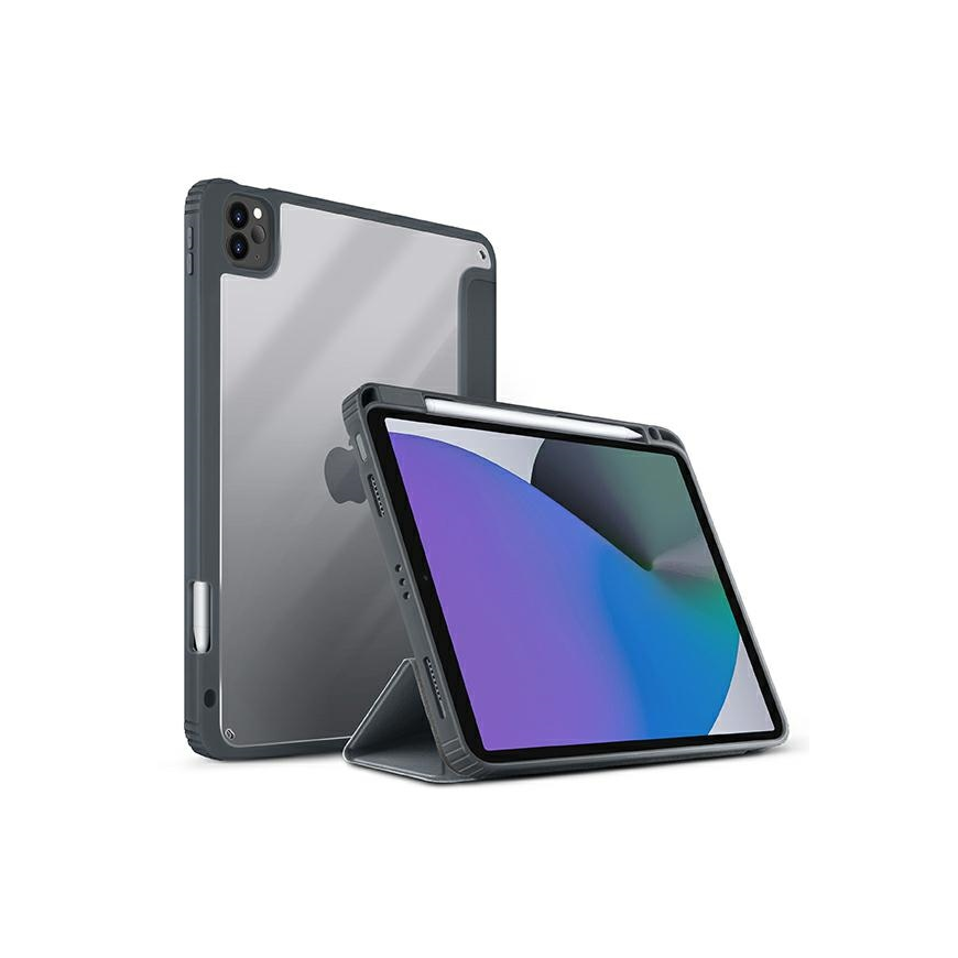 UNIQ etapai Moven iPad Pro 11" (2021/2020) Antimikrobinis sary/charcoal pilkas – 4