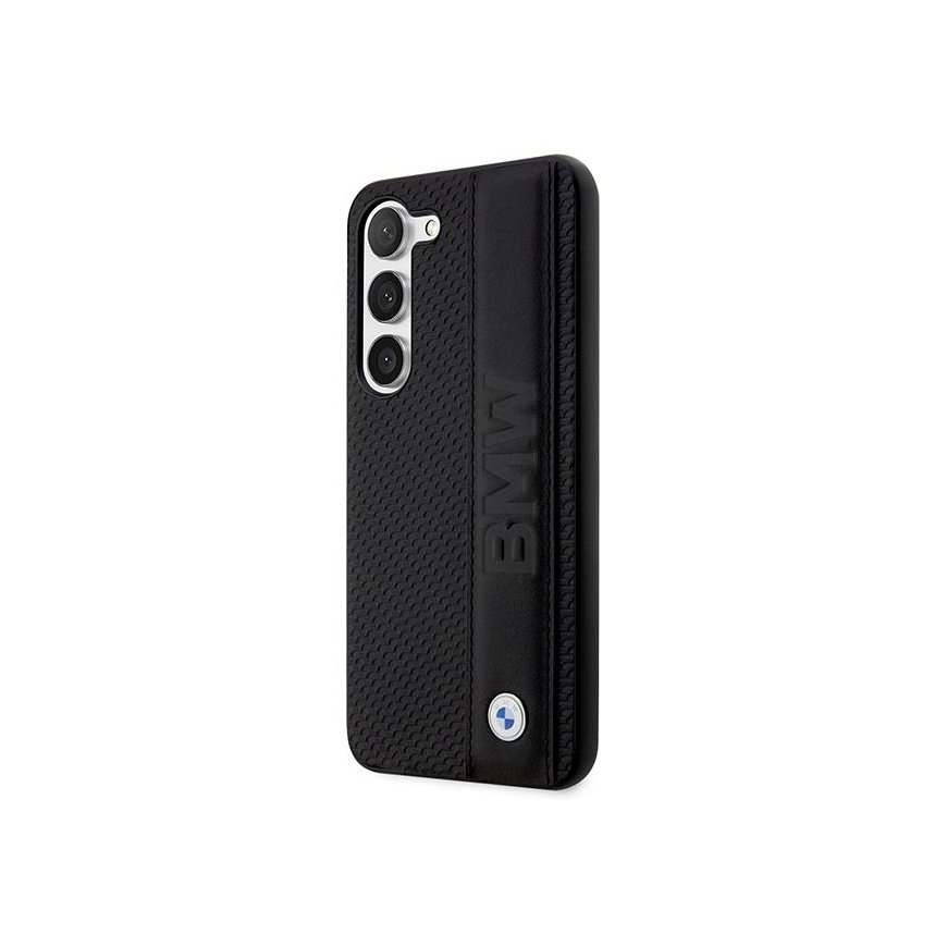 Case BMW case for Samsung Galaxy S23 Plus BMHCS23M22RDPK black Sign HC Leather Textured & Stripe – 2