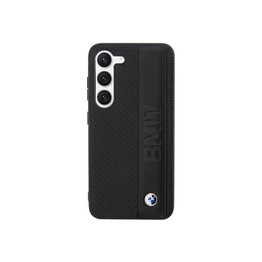 Case BMW case for Samsung Galaxy S23 Plus BMHCS23M22RDPK black Sign HC Leather Textured & Stripe – 3