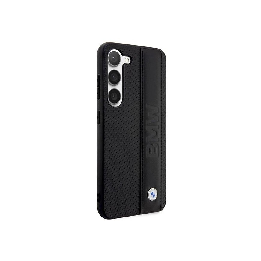 Dėklas BMW case for Samsung Galaxy S23 Plus BMHCS23M22RDPK juodas Sign HC Leather Textured & Stripe – 4