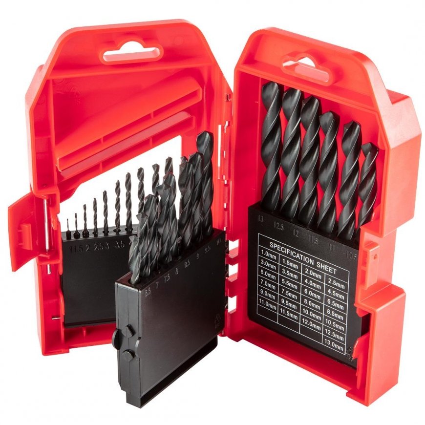 Drill Top Tools HSS metal drills, 1.0-13.0 mm, in a set of 25 pcs. – 2