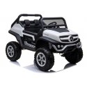 Lean Cars Vaikiškas elektromobilis Mercedes Unimog, baltas Lean Cars Vaikiškas elektromobilis Mercedes Unimog, baltas