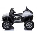Lean Cars Vaikiškas elektromobilis Mercedes Unimog, baltas Lean Cars Vaikiškas elektromobilis Mercedes Unimog, baltas
