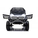 Lean Cars Children's electric car Mercedes Unimog, white Lean Cars Children's electric car Mercedes Unimog, white