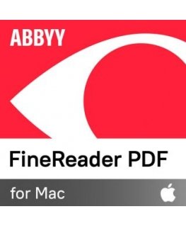 ABBYY FineReader PDF for Mac, Single User License (ESD), Subscription 1 year