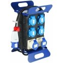 Electraline 60430 Rozešu bloks 30mA 3x1.5MM2 2M 2P IEC + 4 SCHUKO IP44 Electraline 60430 Rozešu bloks 30mA 3x1.5MM2 2M 2P IEC + 4 SCHUKO IP44