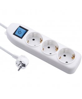Electraline 62010 Multisocket 3p 1.5m