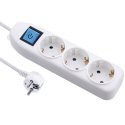 Electraline 62010 Pagarinātājs 3 Ligzdas 1.5m Electraline 62010 Pagarinātājs 3 Ligzdas 1.5m