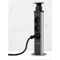 Electraline 62557 Pagarinātājs 3p 2xUSB Ligzdas 2m Electraline 62557 Pagarinātājs 3p 2xUSB Ligzdas 2m