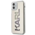 Case Karl Lagerfeld Karl storage KLHCP12SKLMLGR iPhone 12 mini 5.4 "silver/silver hardcase Mirror Liquid Glitter Karl