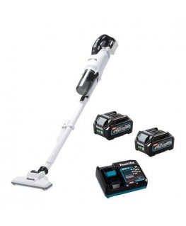 Makita CL003GD203 Cordless vacuum cleaner 40V XGT, 125W, cyclonic, 2X2.5Ah, White