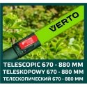 Verto Wavy telescopic hedge shears 670 - 880 mm, blade 200 mm Verto Wavy telescopic hedge shears 670 - 880 mm, blade 200 mm