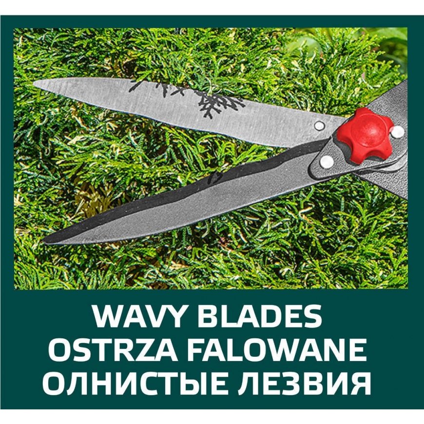 Verto Wavy telescopic hedge shears 670 - 880 mm, blade 200 mm – 5