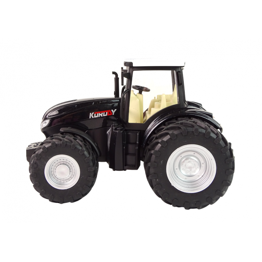 Lean Cars Remote Control Tractor R/C Black 2.4G Metal – 3