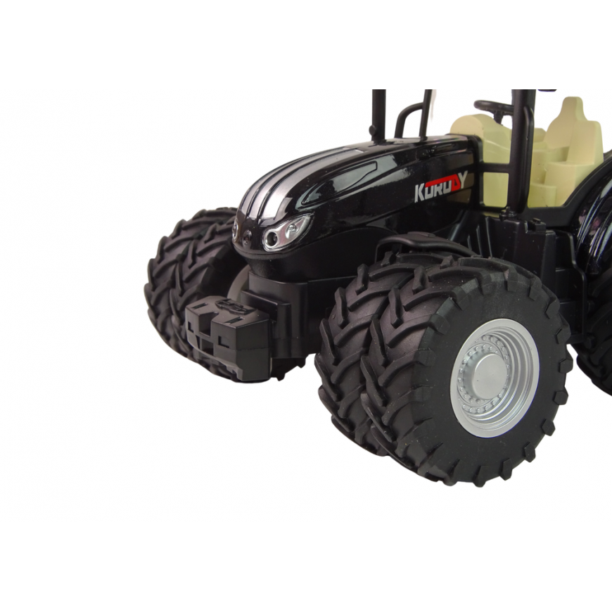 Lean Cars Nuotoliniu būdu valdomas traktorius R/C Juodas 2.4G Metal – 5