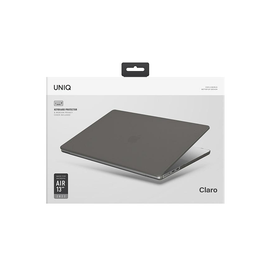 UNIQ etui Claro MacBook Air 13 (2022) pilka|smoke pilkas – 3