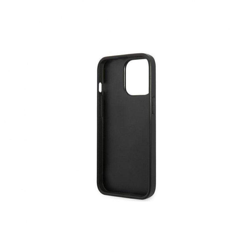 Karl Lagerfeld dėklas skirtas iPhone 13 Pro Max KLHCP13XMNMP1P juodas hard dėklas Monogram ir plaque – 3