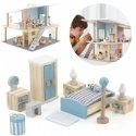 Viga Toys Dollhouse furniture set for the bedroom, VIGA PolarB