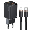 Charger for Us T43 1x USB-A 1x USB-C 3 A (USA800) Charger for Us T43 1x USB-A 1x USB-C 3 A (USA800)