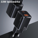 Įkroviklis Usams T43 1x USB-A 1x USB-C 3 A (USA800) Įkroviklis Usams T43 1x USB-A 1x USB-C 3 A (USA800)