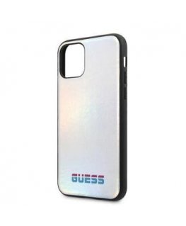 Guess GUHCN58BLD iPhone 11 Pro Silver/Silver Hard Rainbow Case