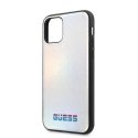 Guess GUHCN58BLD iPhone 11 Pro sidabrinis/sidabrinis kietas vaivorykštis dėklas Guess GUHCN58BLD iPhone 11 Pro sidabrinis/sidabrinis kietas vaivorykštis dėklas