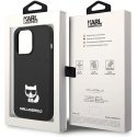 Karl Lagerfeld Karl Lagerfeld KLHCP14LSLCTBK iPhone 14 Pro 6.1" Hard Case Black / Black Silicone Choupette Case