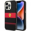 Ferrari case for iPhone 14 Pro Max 6.7" FEHMP14XUCOK Black Hardcase Magsafe IML Bicolor