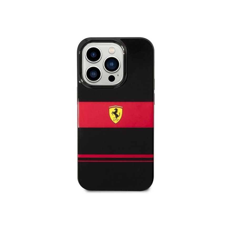 Ferrari case for iPhone 14 Pro Max 6.7" FEHMP14XUCOK Black Hardcase Magsafe IML Bicolor – 3