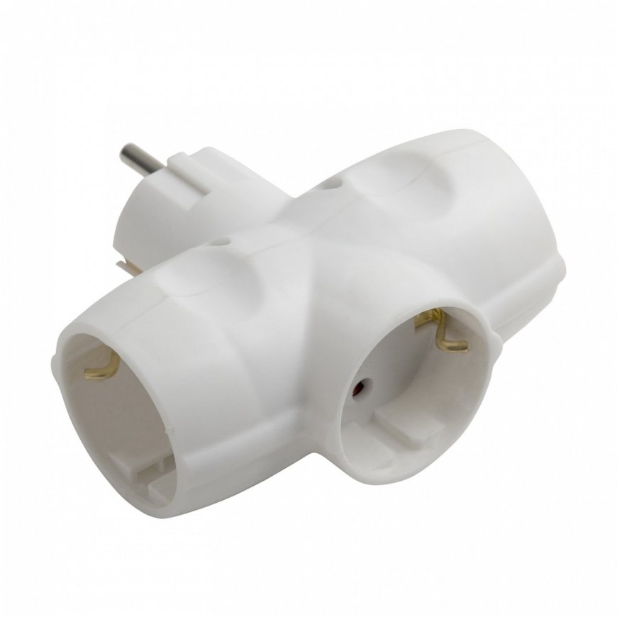 Electraline 55040 Adapteris 3 Ligzdas 16A