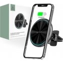 Tech-Protect TECH-PROTECT A2 MAGNETIC MAGSAFE VENT AUTOMOBILINIS MONTAVIMAS BEVIELIS ĮKROVIKLIS 15W Juodas