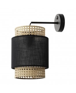 Orno LANA 1P, wall lamp, E27 max. 60W, black