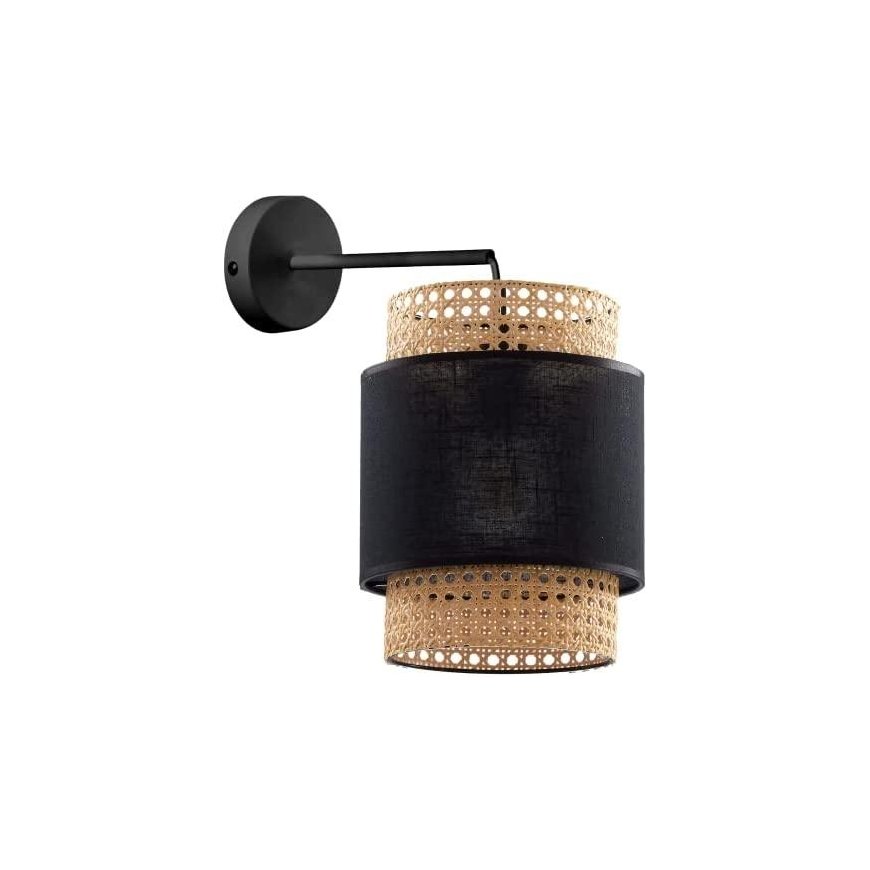 Orno LANA 1P, wall lamp, E27 max. 60W, black – 2