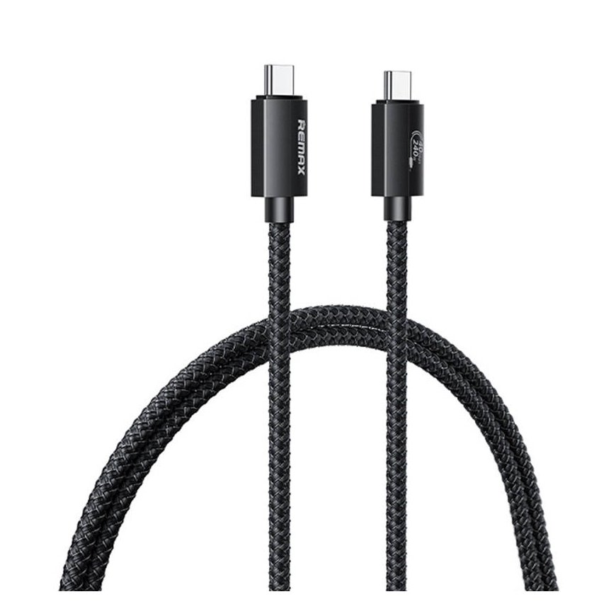 Cable USB-C USB-C Remax Ladon, USB4.0, RC-C039, 1m, 240W, (black)