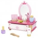 Viga Toys Viga Pink wooden makeup table with mirror + Accessories