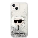 Karl Lagerfeld Case for iPhone 14 Plus 6.7" KLHCP14MLNKHCH Silver Hard Case Liquid Glitter NFT Karl's Head Karl Lagerfeld Case for iPhone 14 Plus 6.7" KLHCP14MLNKHCH Silver Hard Case Liquid Glitter NFT Karl's Head