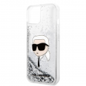 Karl Lagerfeld dėklas, skirtas iPhone 14 Plus 6,7" KLHCP14MLNKHCH sidabrinis kietas dėklas Liquid Glitter NFT Karl's Head Karl Lagerfeld dėklas, skirtas iPhone 14 Plus 6,7" KLHCP14MLNKHCH sidabrinis kietas dėklas Liquid Glitter NFT Karl's Head